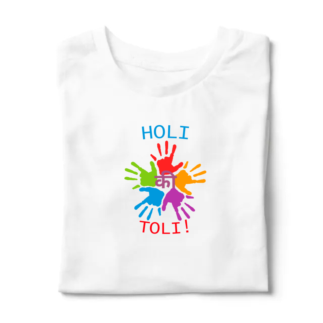 HOLI KI TOLI COTTON T-SHIRT