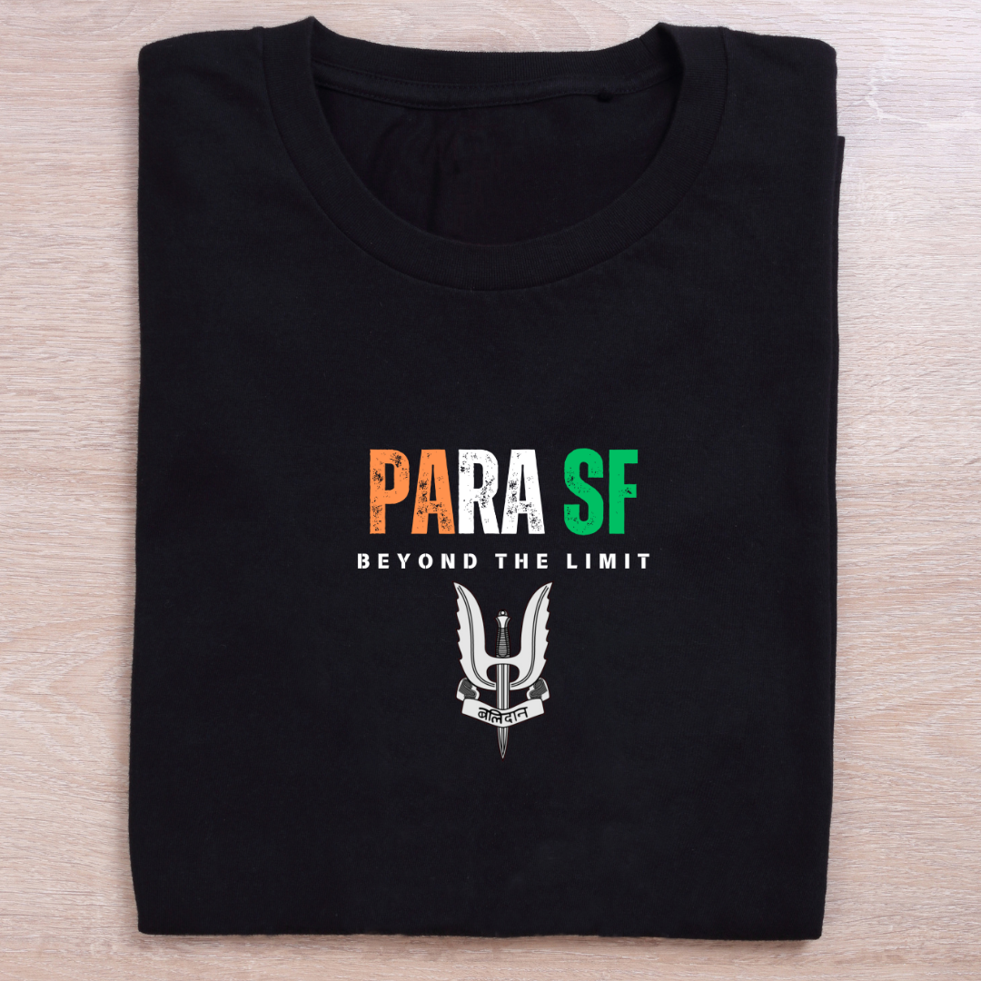 PARA SF TRI COLOUR COTTON T-SHIRT